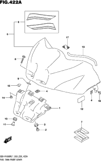 Fuel Tank Front Cover (Gsx-R1000rl7 E03)