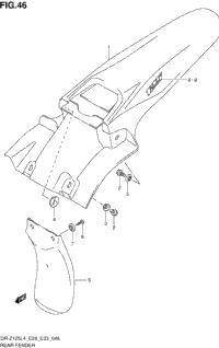 Rear Fender (Dr-Z125l4 E33)