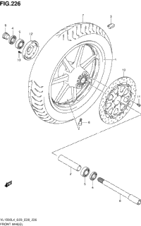 Front Wheel (Vl1500bl4 E28)