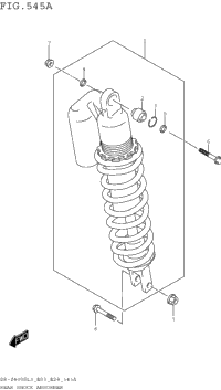 Rear Shock Absorber (Dr-Z400sl5 E03)