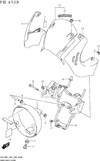 Headlamp Cover (Sv650xa)