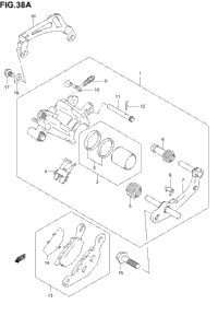 Rear Caliper (Model K5/K6)