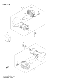 Turnsignal Lamp (Model K4/K5/K6)