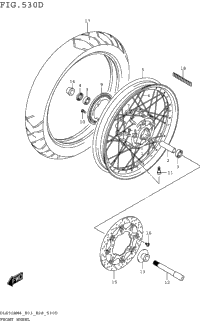 Front Wheel (Dl650xam4 E03)