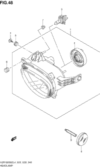 Headlamp (Vzr1800bzl4 E03)