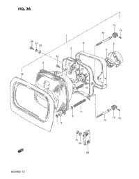 Headlamp (Gs550esd)