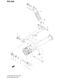 Rear Swinging Arm (Model K1/K2/K3)