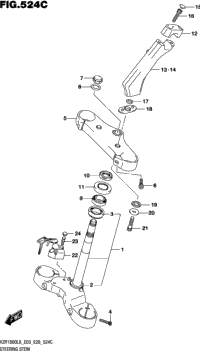 Steering Stem (Vzr1800bzl8 E28)