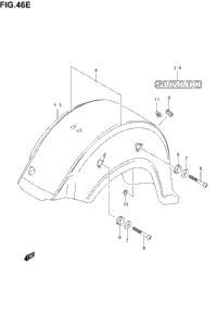 Rear Fender (Model K5)
