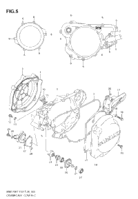 Crankcase Cover-Water Pump