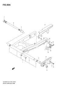 Rear Swinging Arm (Model K5/K6)