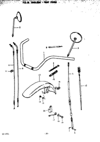 Handlebar - Front Fender