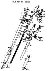Front Fork (Ts185c)