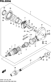 Propeller Shaft/Final Drive Gear