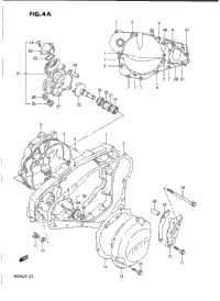 Crankcase Cover - Water Pump (Model L/M/N)