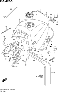 Fuel Tank (Gsx-S1000al7 E28)