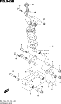 Rear Cushion Lever (Gsx-R750l5 E28)