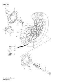 Rear Wheel (Model K1/K2)