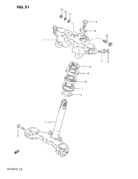 Steering Stem (Gs550es3/Ese)