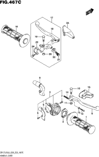 Handle Lever (Dr-Z125ll6 E33)