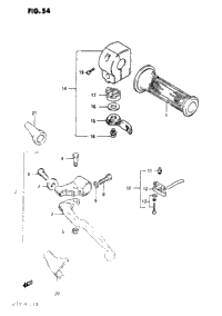 Left Handle Switch (Gs1150es3/Ese/Esf)