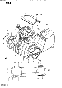 Crankcase Cover (Model D)
