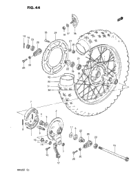 Rear Wheel (Model E)