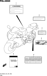 Label (Gsx-R600l6 E33)