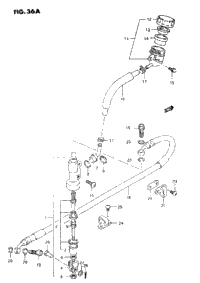 Rear Master Cylinder (Model P/R/S)