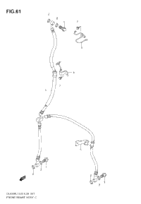 Front Brake Hose (Dl650k7/K8/K9)