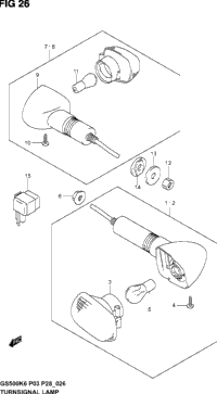 Turnsignal Lamp (Not For U.S. Market)