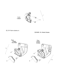 Brakes, Front And Rear Caliper All Options