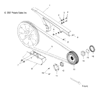 Drive Train, Drive Sprocket & Belt & Guards All Options