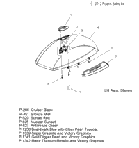 Body, Saddlebag Asm., Lid All Options