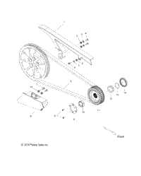 Drive Train, Drive Sprocket, Belt, & Guards All Options