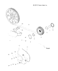 Drive Train, Drive Sprocket, Belt, Cover & Guard All Options