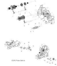 Drive Train, Shift Forks & Drum All Options
