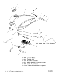 Fuel System, Fuel Tank All Options