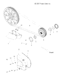 Drive Train, Drive Sprocket, Belt, Cover & Guard All Options
