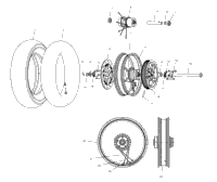 Wheels, Rear /All Options (4983668366A13)