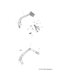 Brakes, Brake Pedal & Rear Master Cylinder All Options
