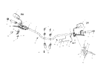 Steering, Handlebar V00cs15dc