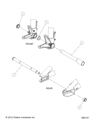 Axles/Wheel/Tires, Front And Rear Axles