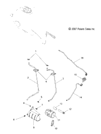 Fuel System, Evap System All Options (49Vicevap08vegas)