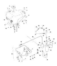 Fuel System, Fuel Tank, Pump, Rails & Throttle Body