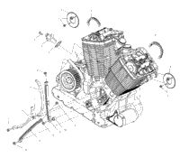 Engine, Camchain & Tensioner V00cs15le