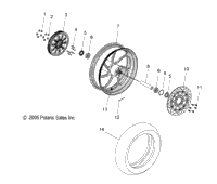 Wheels, Rear All Options (49Vicwheelrrblt07king)