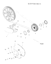 Drive Train, Drive Sprocket, Belt, Cover & Guard All Options