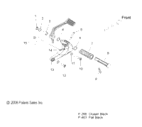 Chassis, Footpeg, R.H. All Options