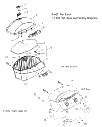 Body, Saddlebag Asm. All Options